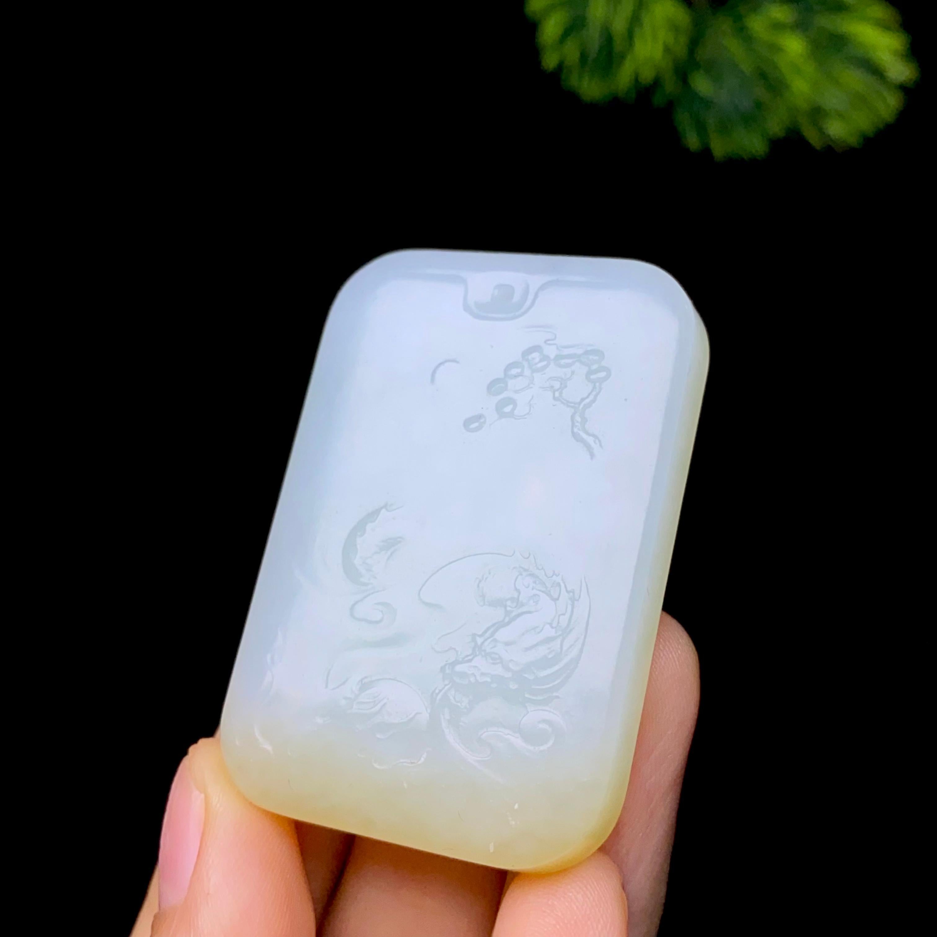和田玉糖白龙行天下（37.3g）