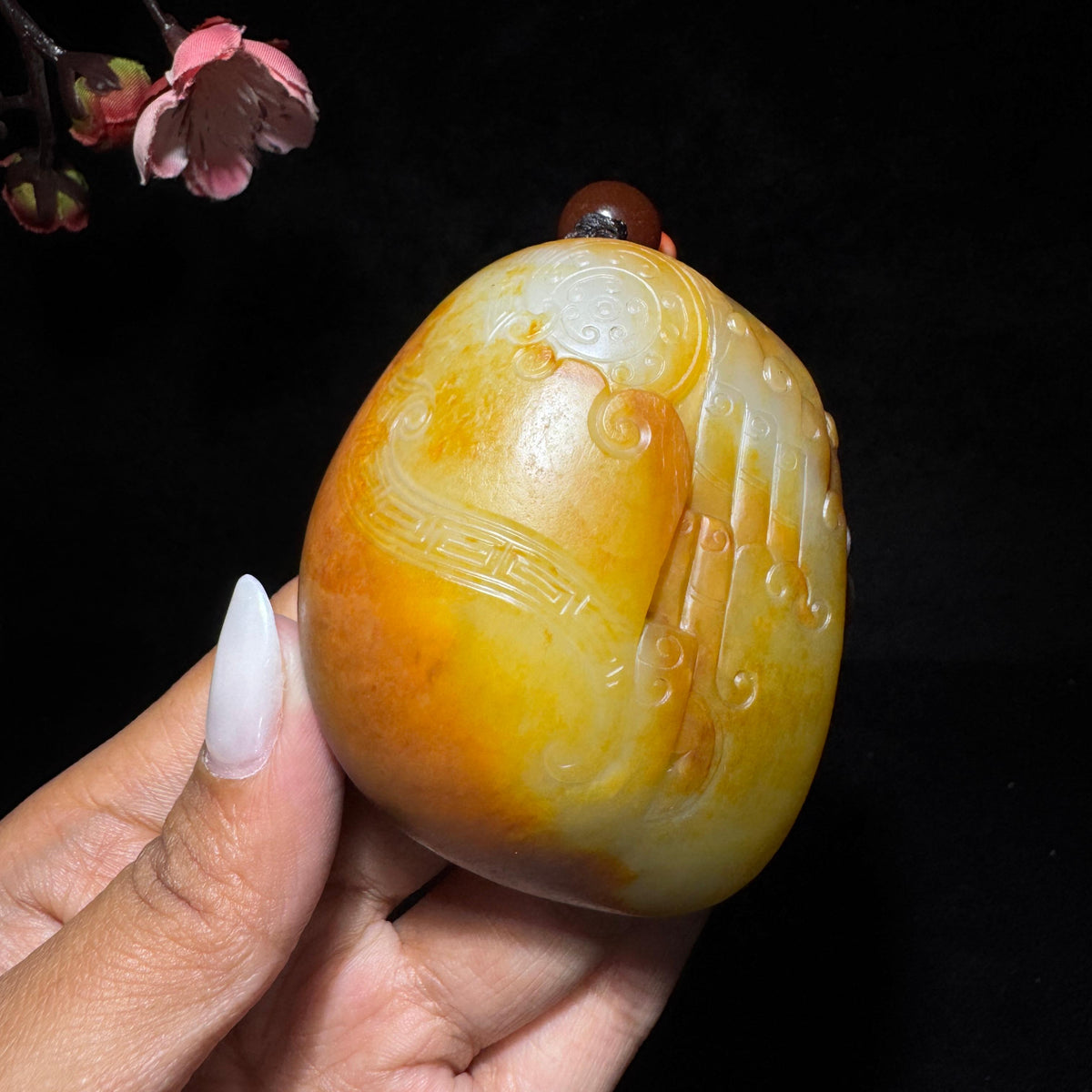 和田玉籽料仿古龙凤（172.6g）