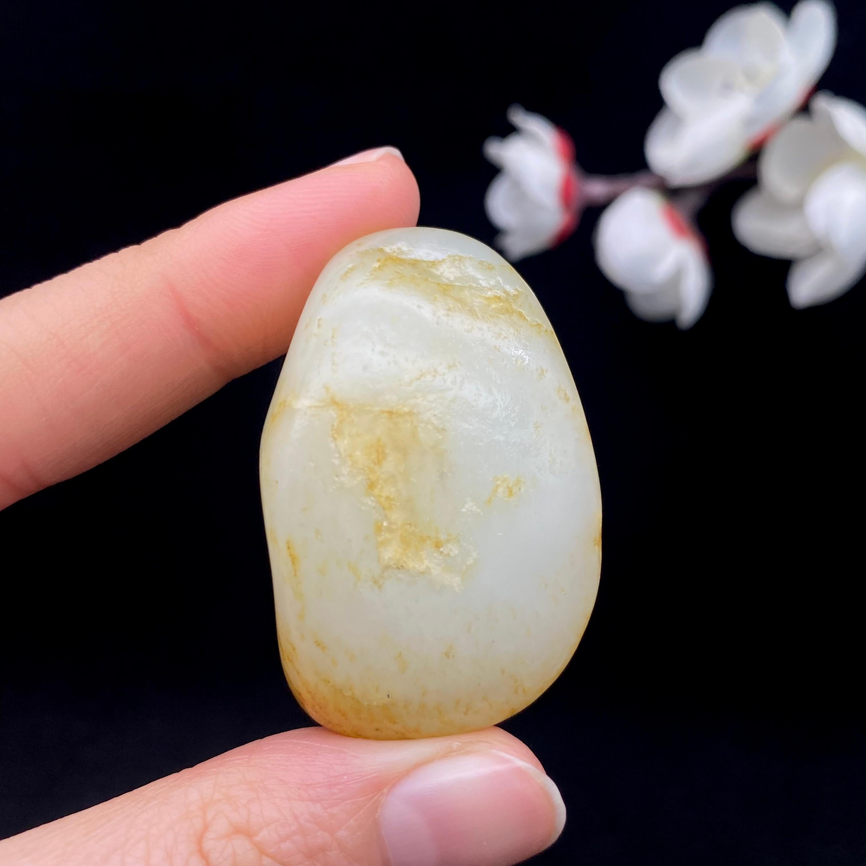 和田玉洒金皮籽料挂件（30.8g）