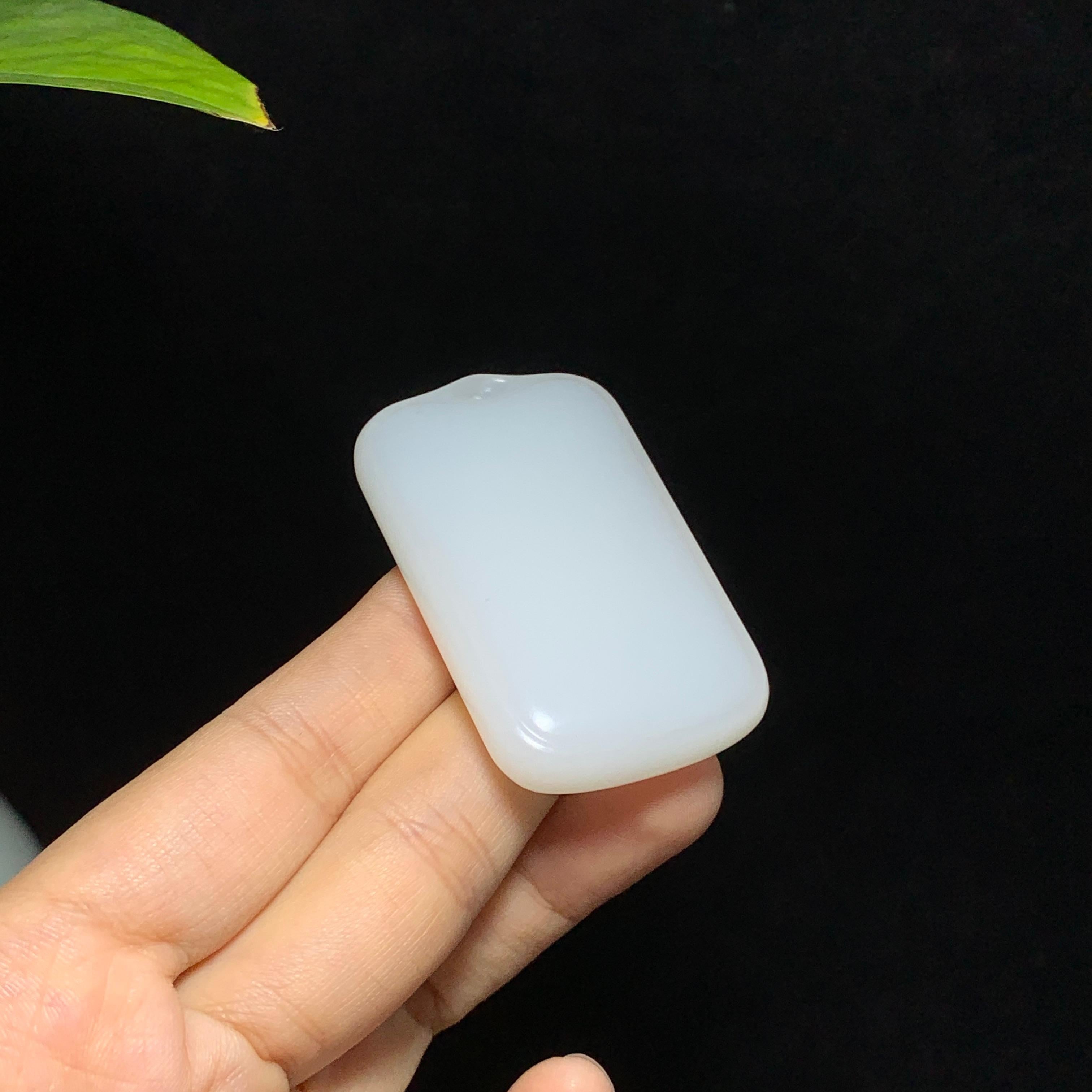 和田山料白玉无事牌挂件（48.5g）