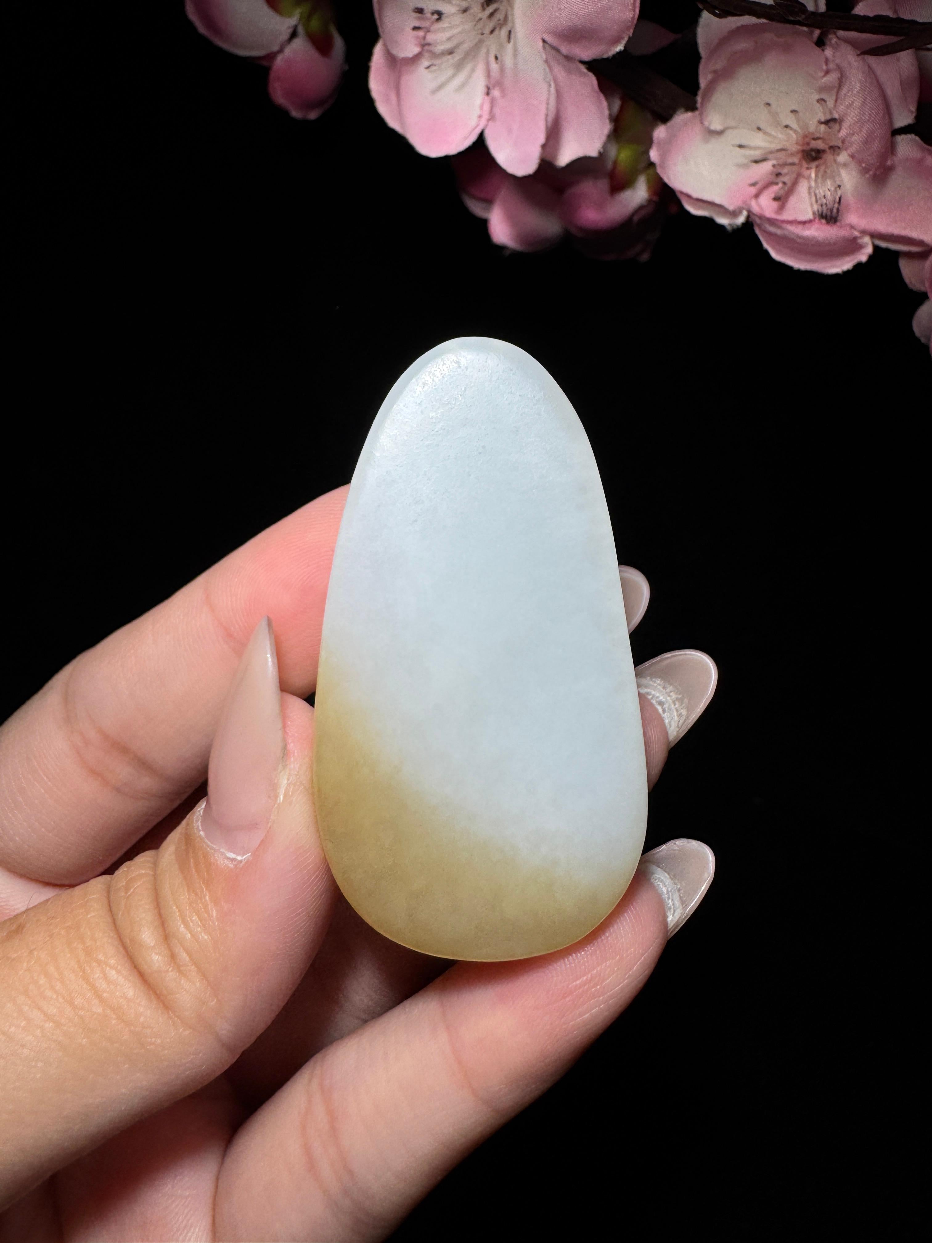 和田玉糖白玉观音（33.3g）