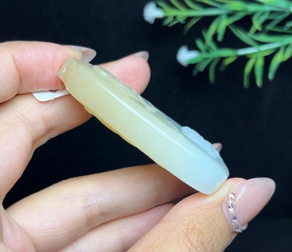 和田玉糖白料年年有余（46.7g）
