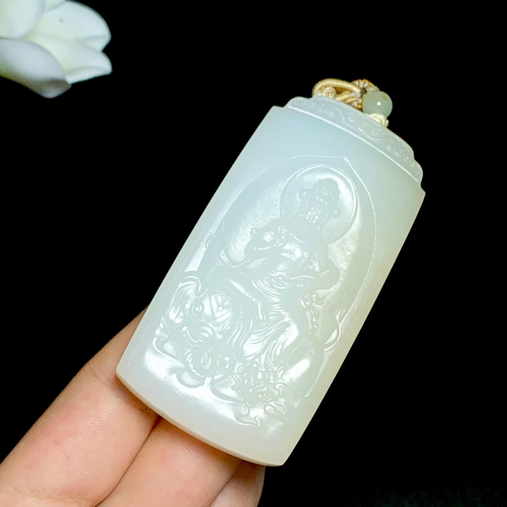 和田山料糖白玉普贤菩萨牌（86.0g）