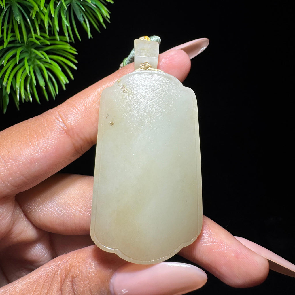 和田玉籽料无事牌（33.0g）
