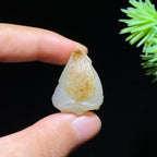 和田玉籽料莲蓬挂件（11.1g）
