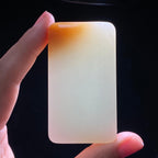 和田玉糖白无事牌（92.9g）