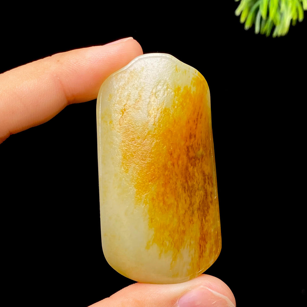 和田玉籽料无事牌（43.3g）
