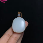 和田山料白玉无事牌（25.4g）