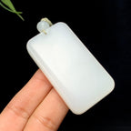 收藏级和田山料羊脂白玉无事牌（48.5g）