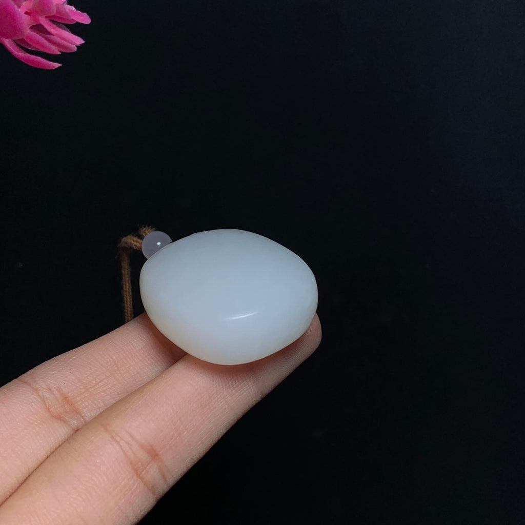 和田山料白玉无事牌（25.4g）