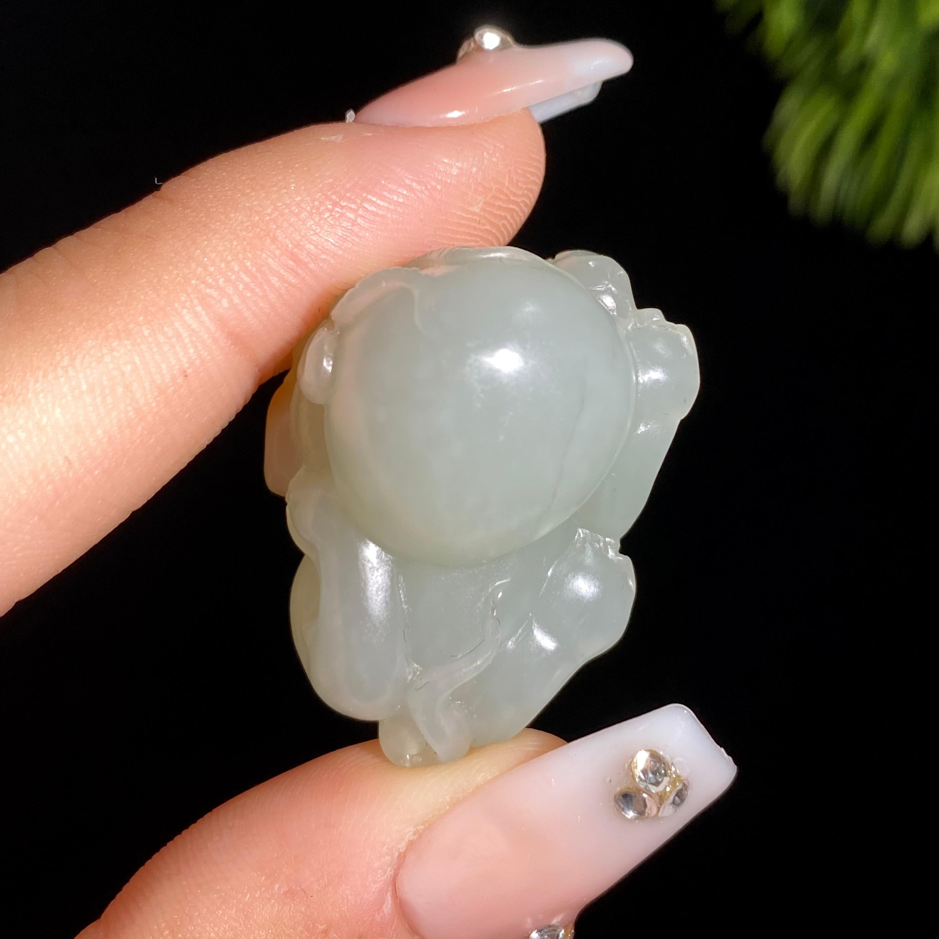 和田玉籽料代代数钱（20.5g）
