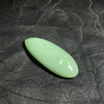 和田玉且末碧玉黑羊洞薄荷绿悟道坠（5.98g）