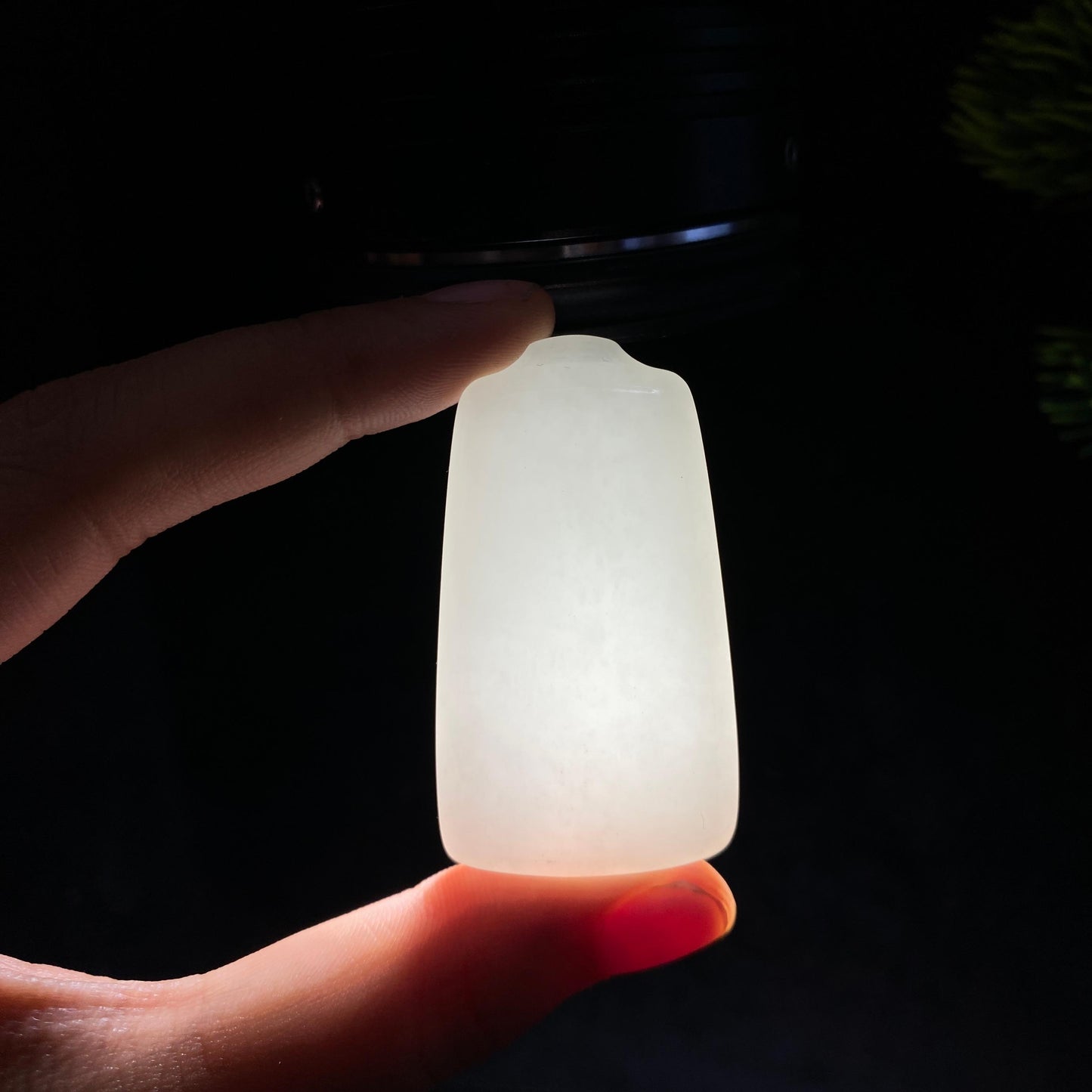 和田玉白玉无事牌（30.3g）