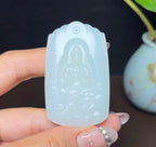 和田羊脂玉普贤菩萨（45.1g）