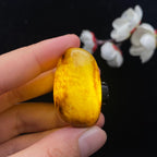 和田玉秋梨皮籽料挂件（18.5g）