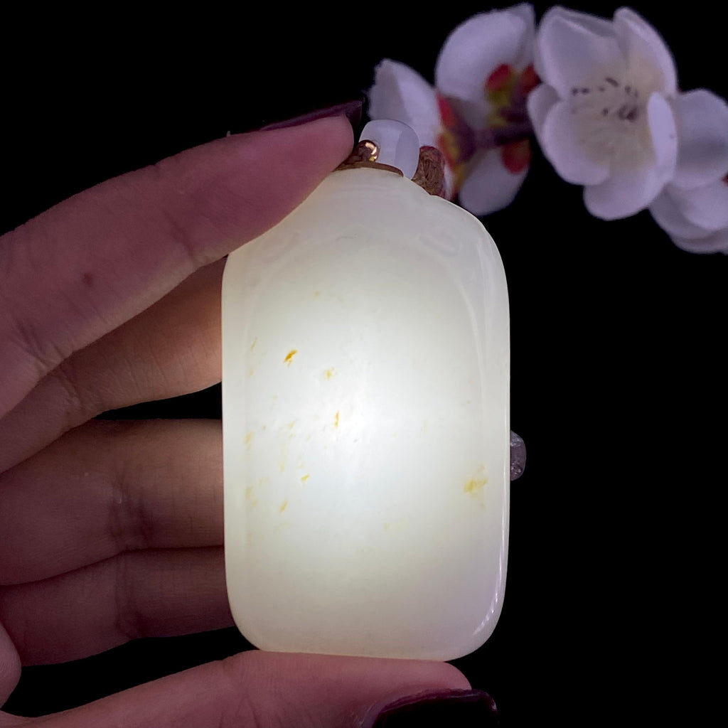 和田玉-白玉籽料【平安无事牌】（62.4g）