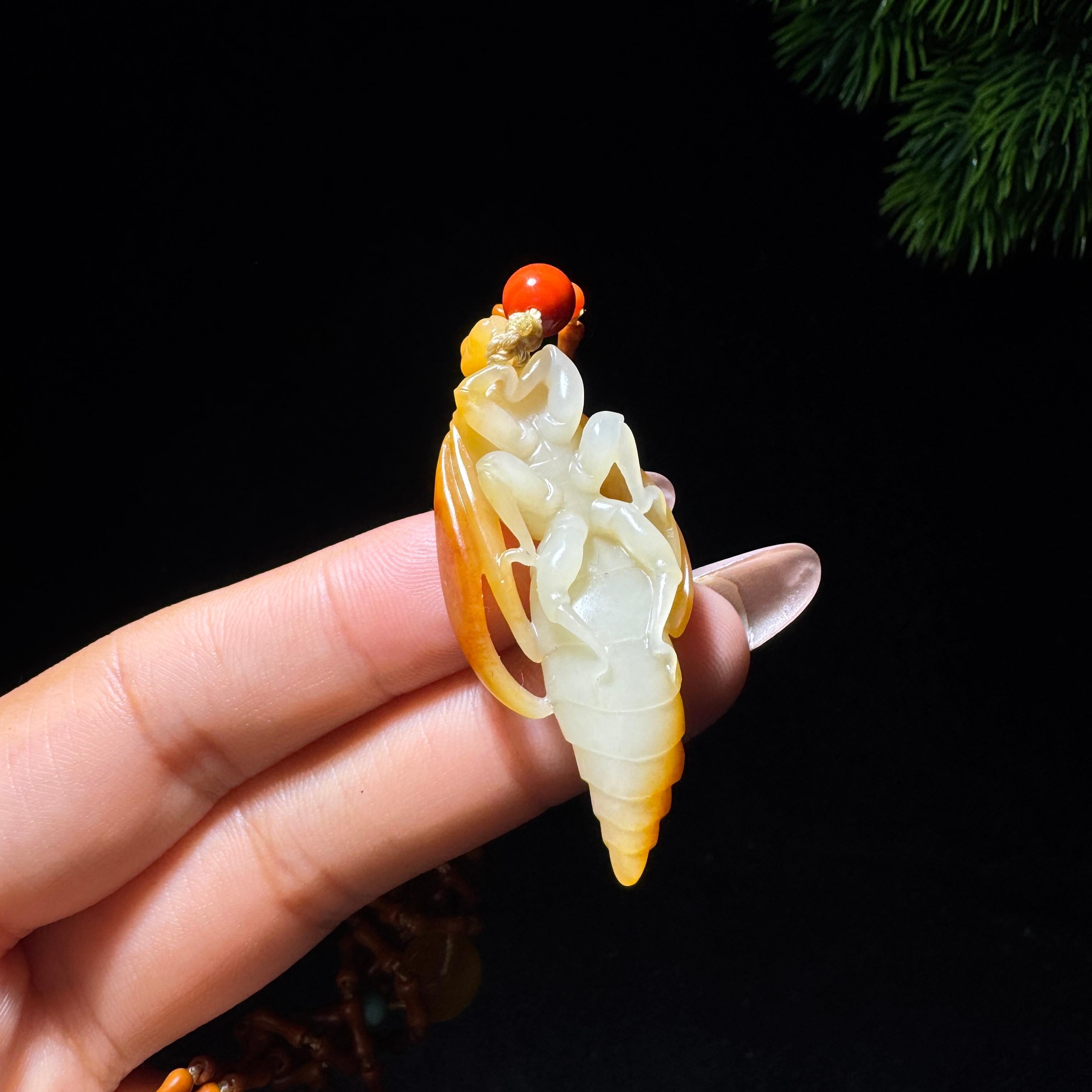 和田玉籽料甜甜蜜蜜（13.5g）