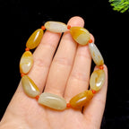 和田玉黄皮籽料手串（21.53g）