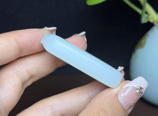 和田羊脂玉平安无事牌（40.7g）