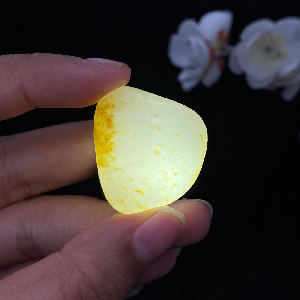 和田玉洒金皮籽料挂件（17g）