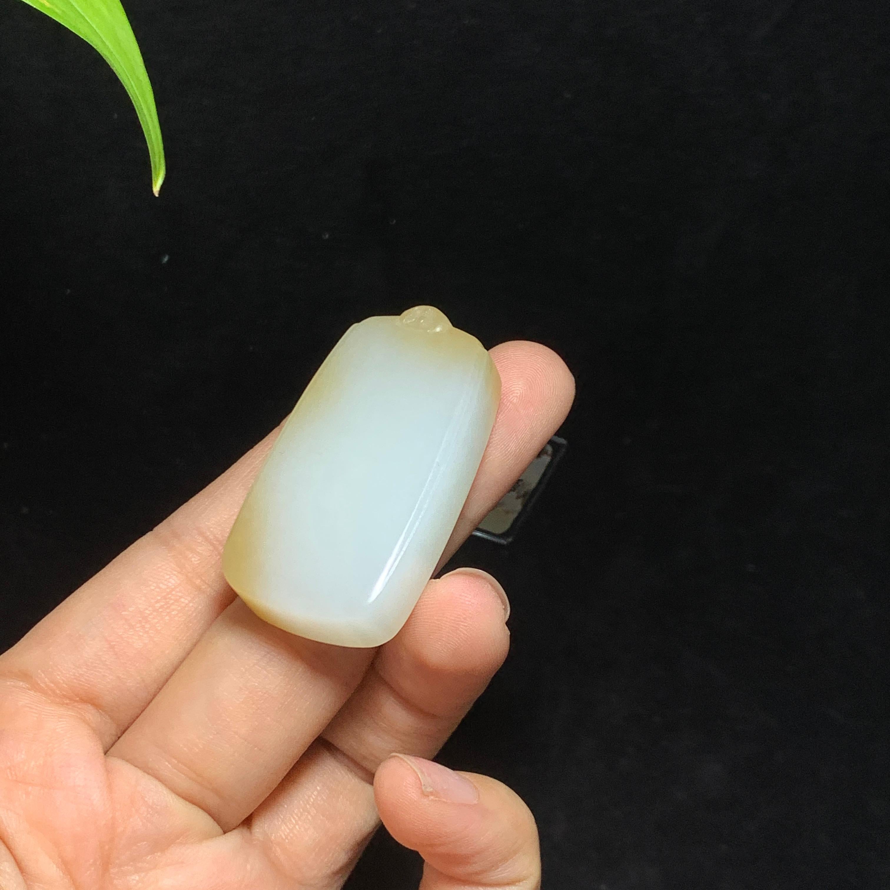 和田山料糖白玉无事牌（28.4g）