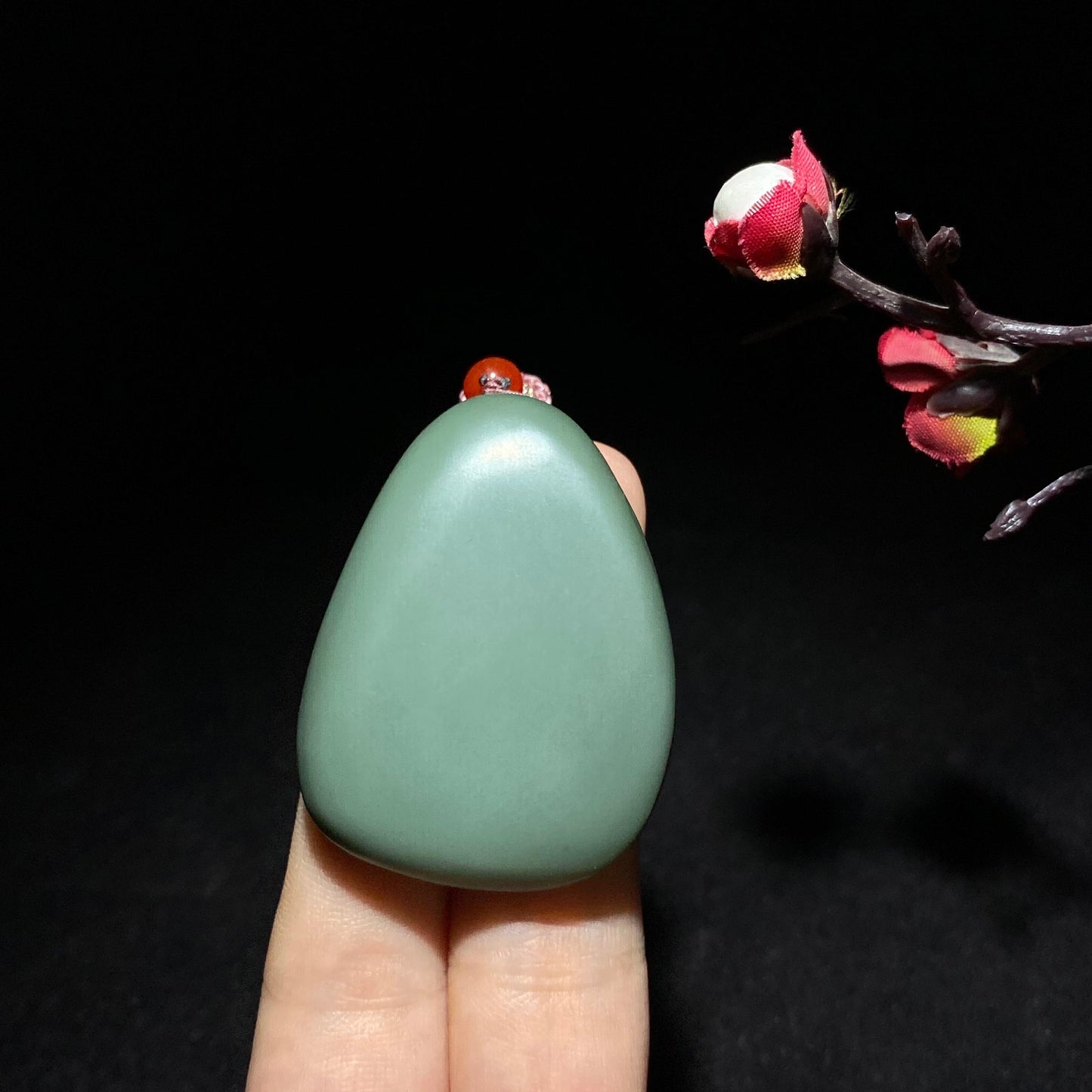 和田山料沙枣青无佛公挂件（25.5g）