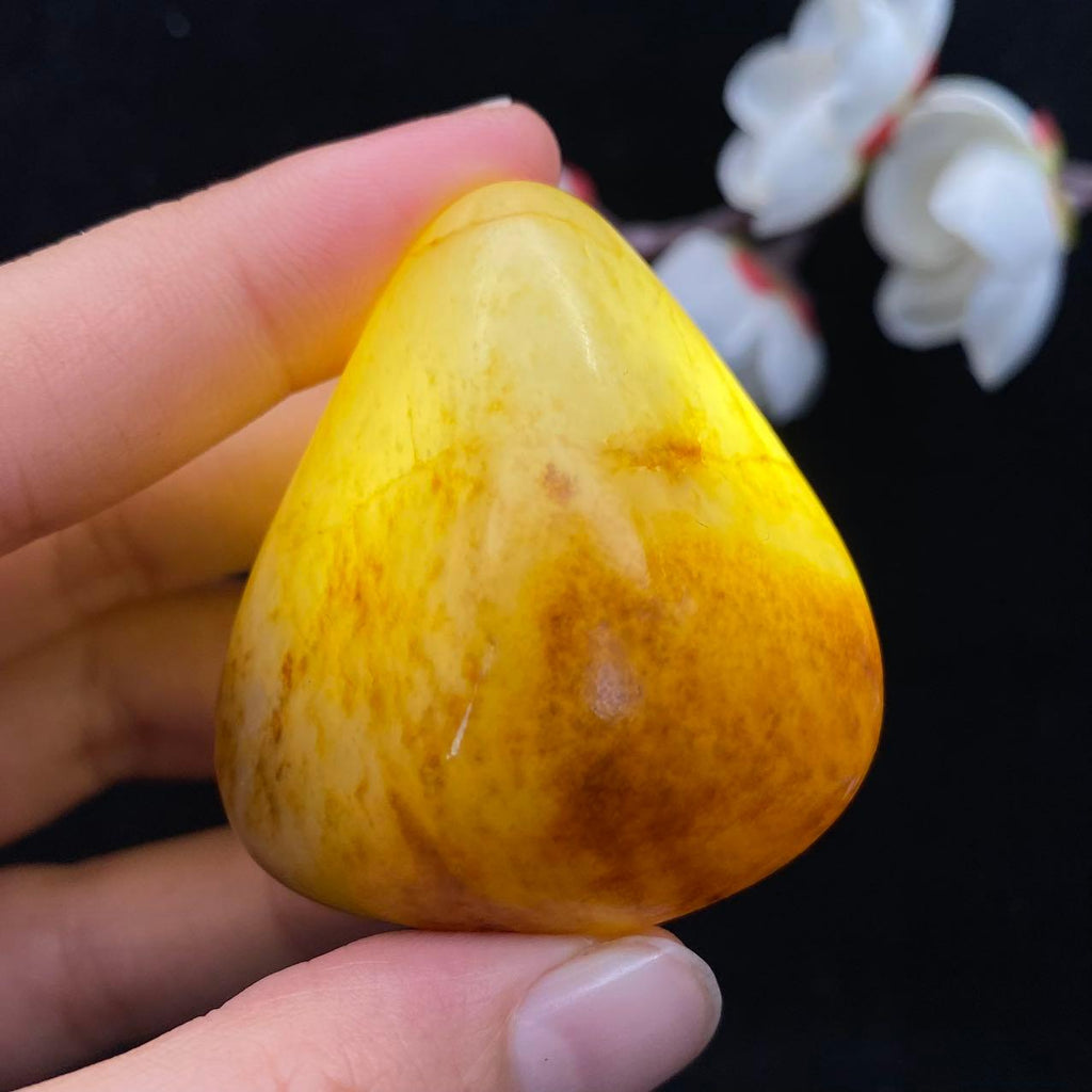和田玉聚黄皮籽料（59.6g）