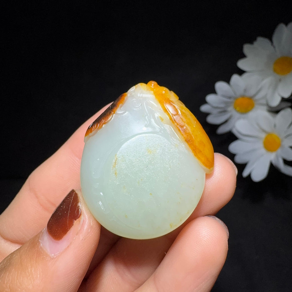 和田玉籽料挂件一鸣惊人（28.3g）