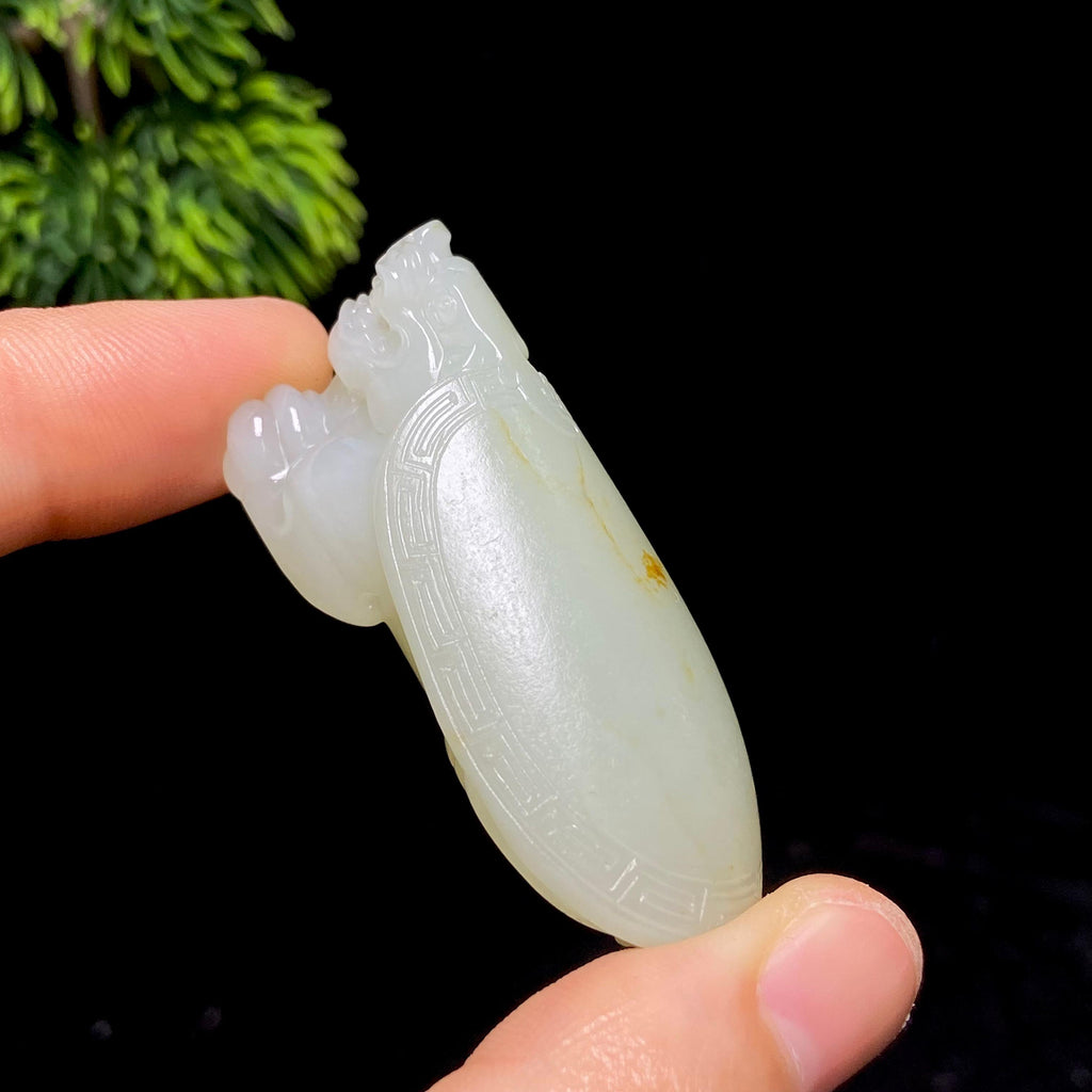 和田玉籽料龙龟（38.1g）