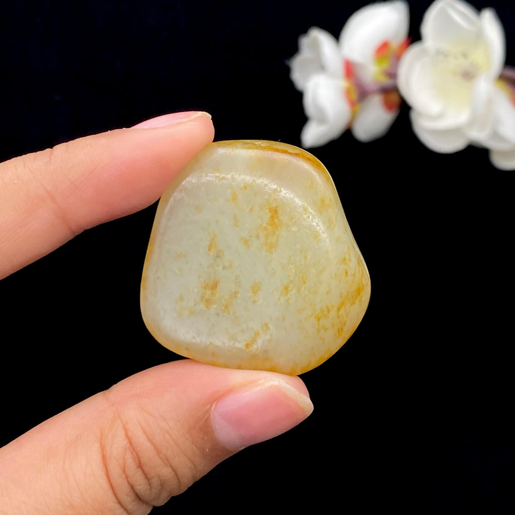 和田玉满洒金皮籽料挂件（23.2g）