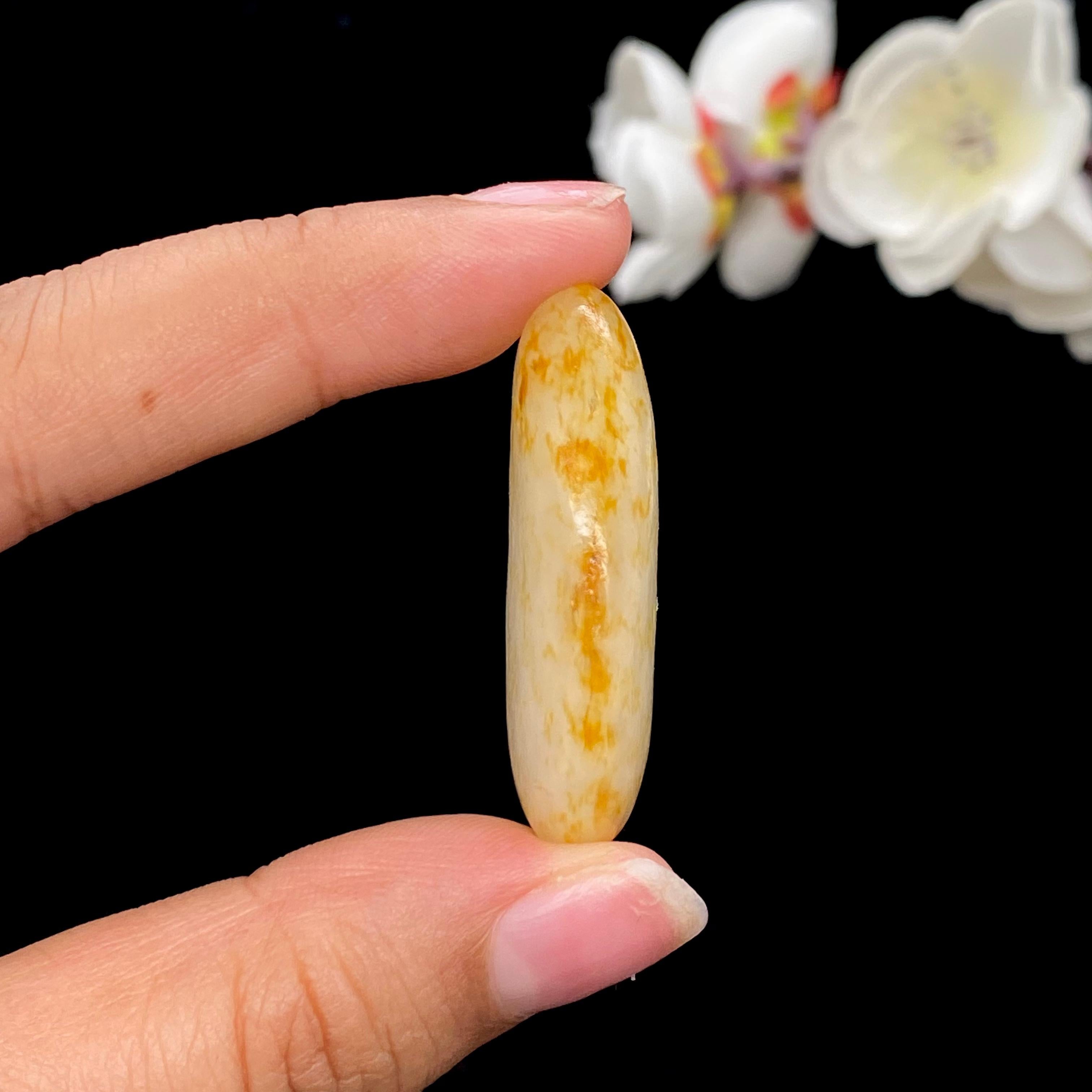 和田玉洒金皮籽料小挂件（15.6g）