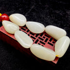 和田玉黄皮【精品手串】（88.6g）