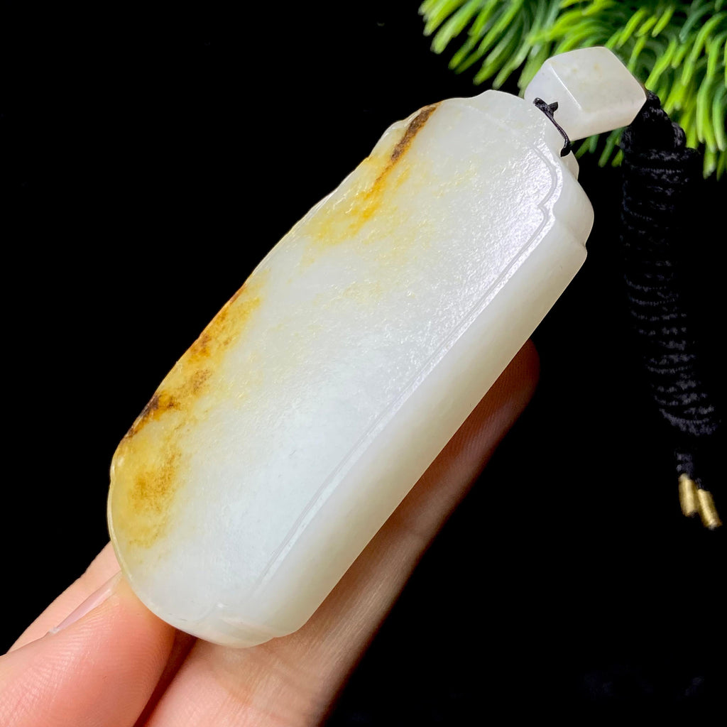 和田玉籽料无事牌（70.2g）