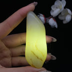 和田玉青白玉籽料原石（58.7g）