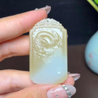 新疆和田玉且末料龙牌（20.6g）