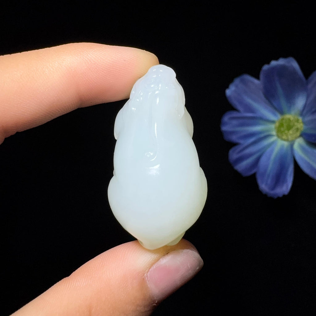 精品和田玉白玉挂件貔貅（23.9g）