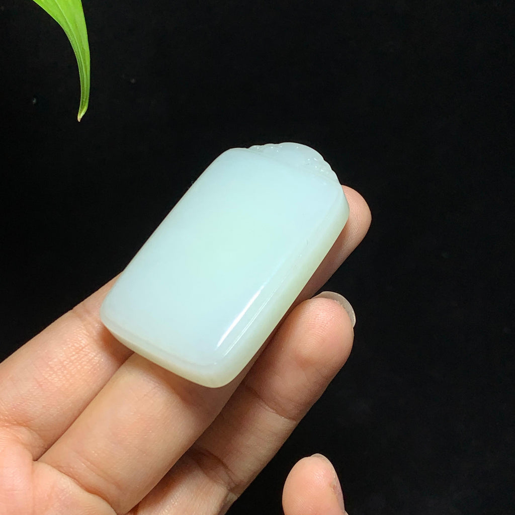 和田山料白玉无事牌挂件（37.2g）