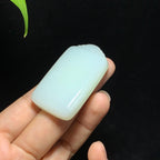 和田山料白玉无事牌挂件（37.2g）