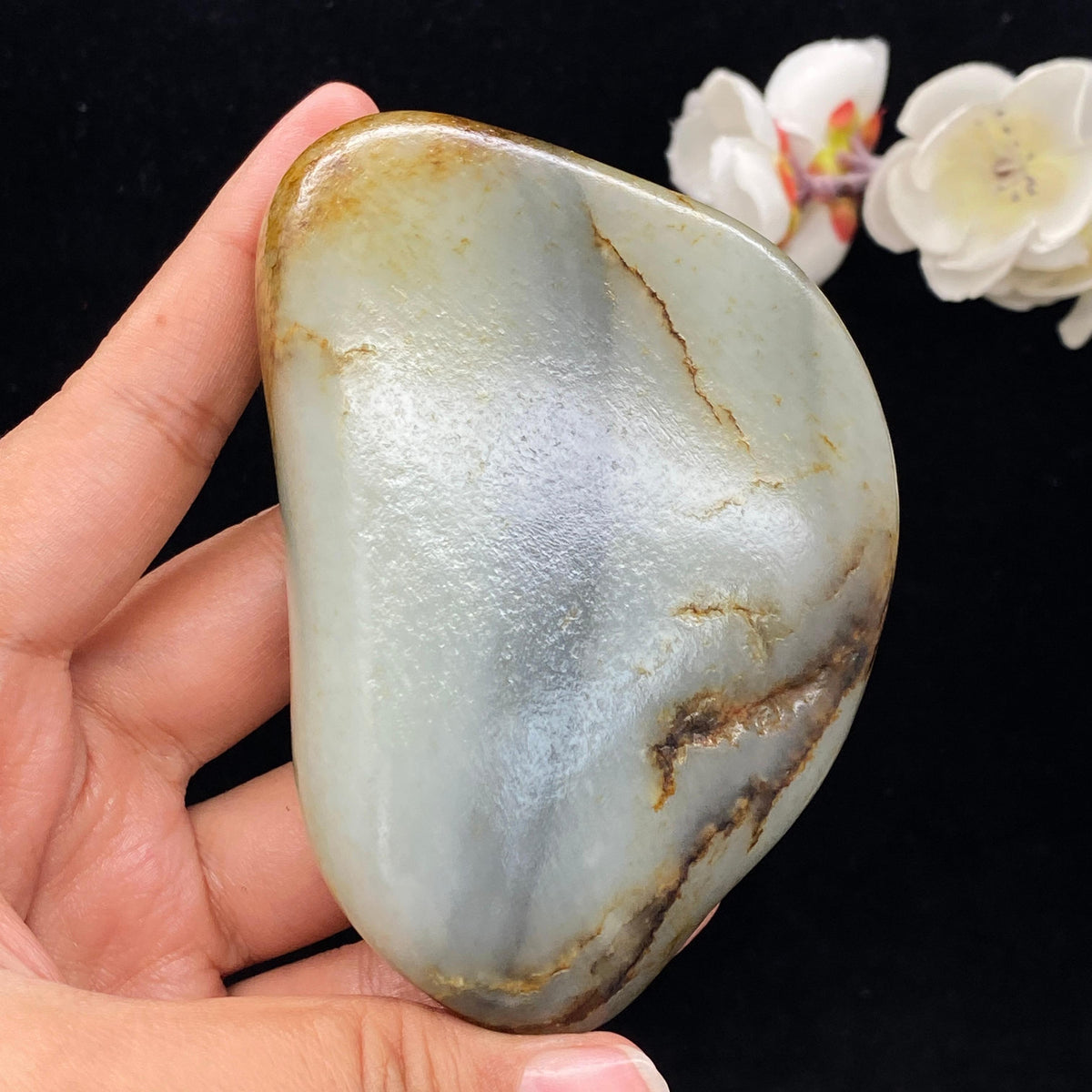 和田玉洒金皮青花籽料（269.3g）