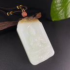 和田玉白玉观音牌（116.6g）