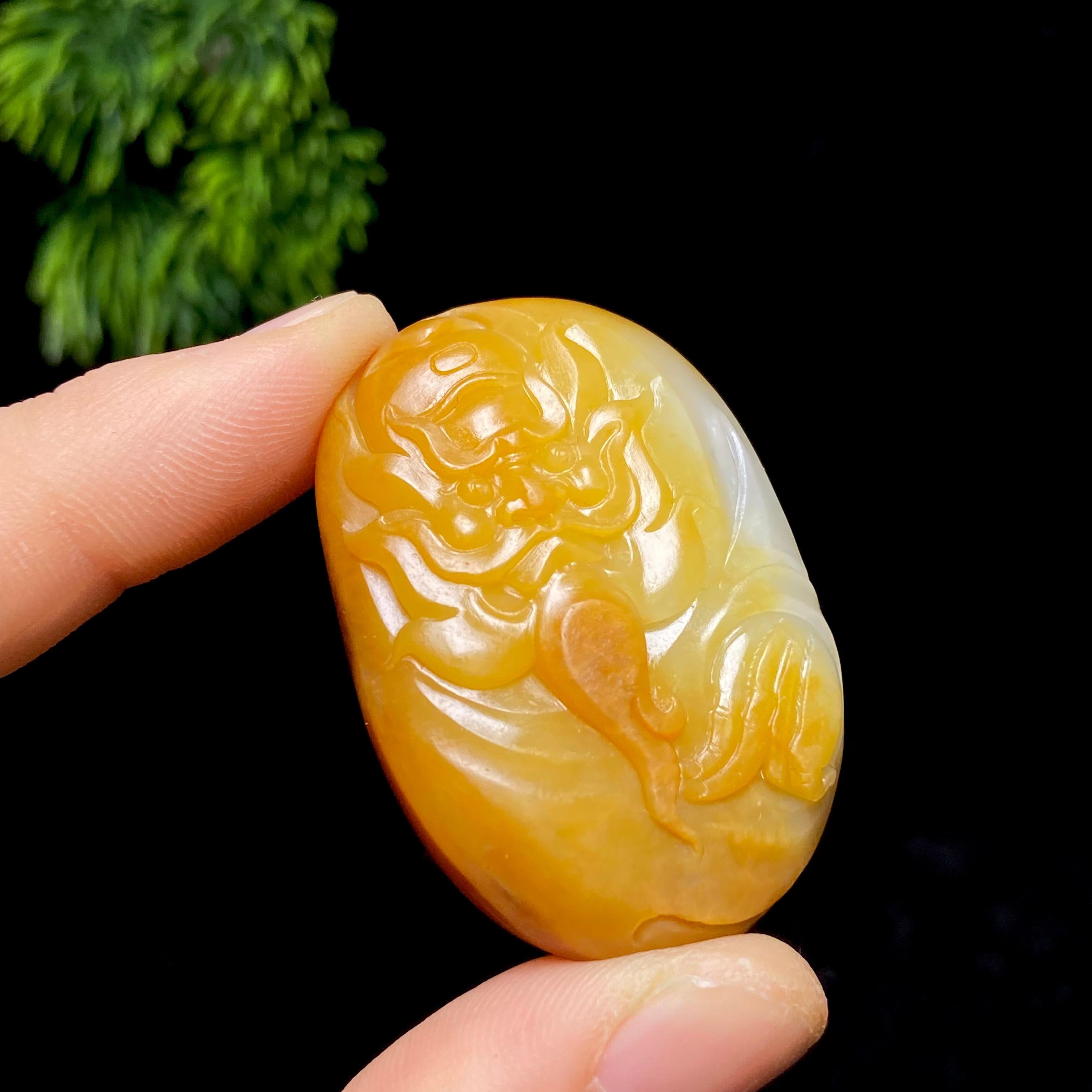 和田玉籽料钟馗（30.4g）