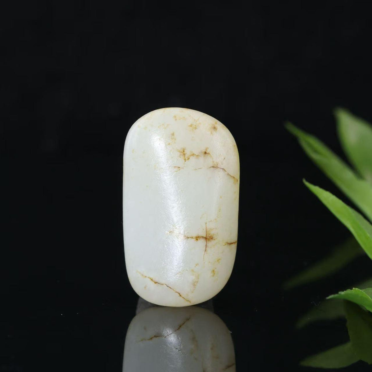 和田玉洒金皮籽料吊坠籽（16.2g）