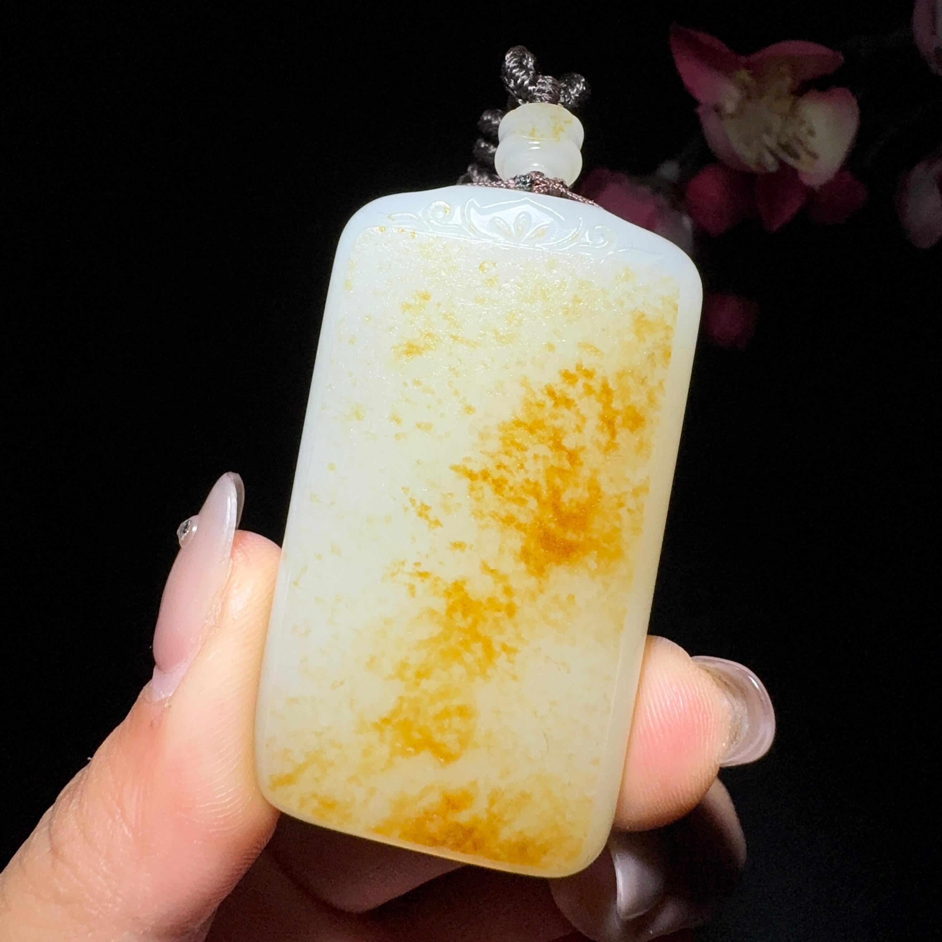 和田玉籽料平安牌（58.1g）
