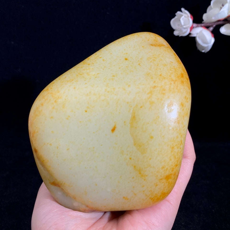 和田玉洒红皮籽料（1087.2g）