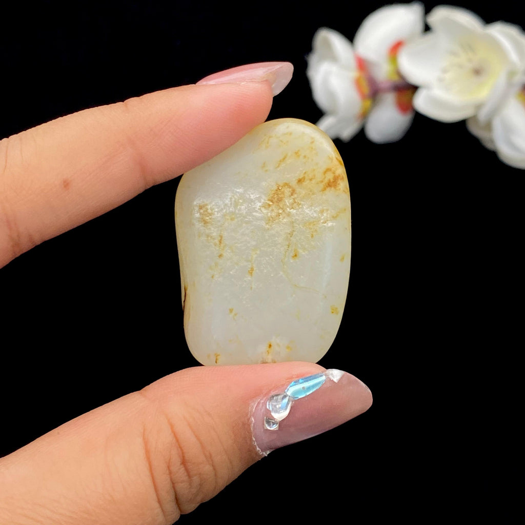 和田玉洒金皮籽料挂件（20.4g）