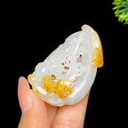 和田玉籽料喜上眉梢（29.7g）
