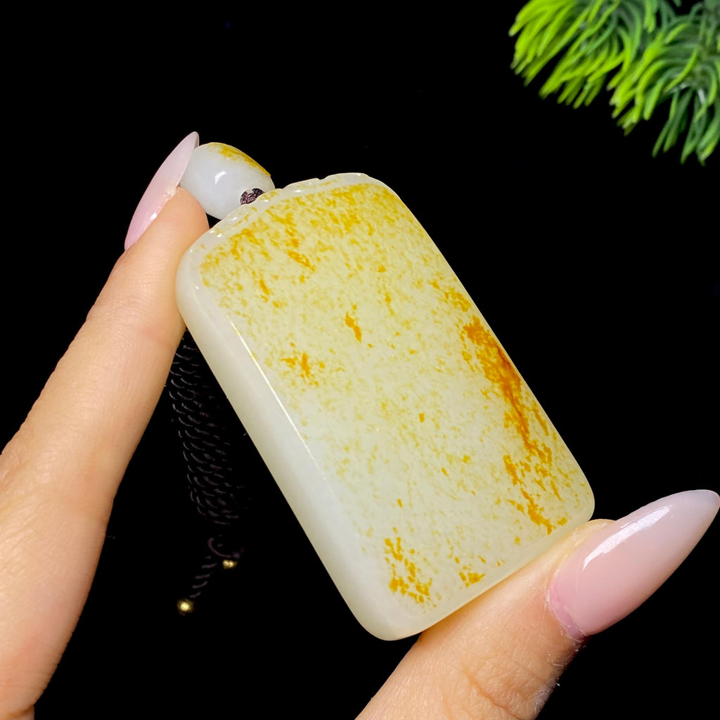 和田玉籽料无事牌（67.2g）