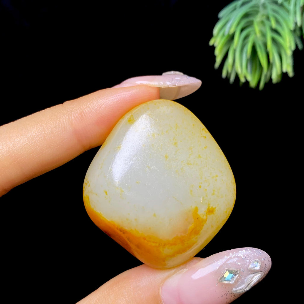 和田玉洒金皮籽料挂件（25.12g）