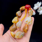 和田玉聚黄皮籽料【精品手串】（56.2g）