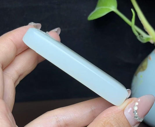 和田羊脂玉平安无事牌（73.1g）